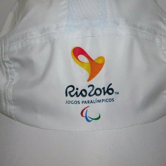 2016 Rio Paralympics Womens White Running Hat NEW - Picture 2 of 11